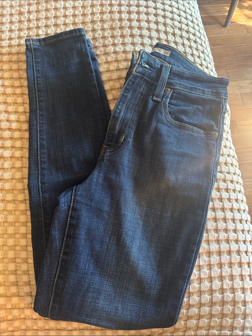 Levi's Women's High-Rise Skinny Jeans — Indigo Blue Wash